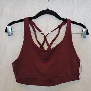 Old Navy Medium-Support PowerPress Strappy Sports Bra for Women